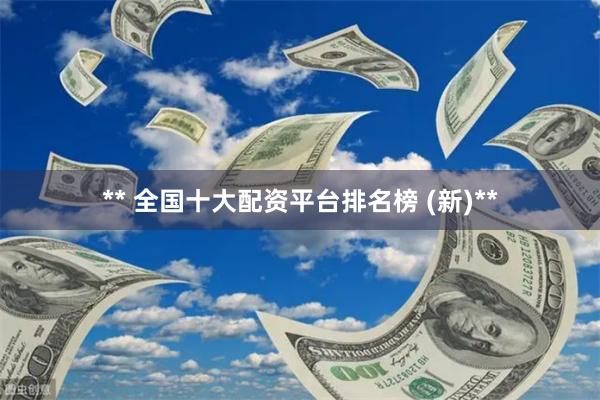 ** 全国十大配资平台排名榜 (新)**